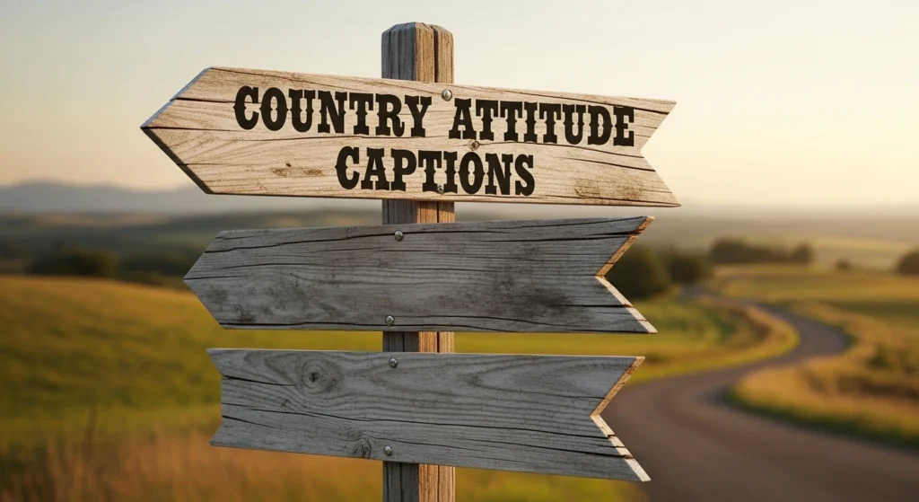 Country Attitude Captions
