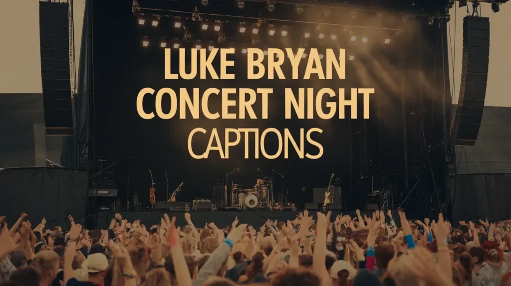 Luke Bryan Concert Night Captions