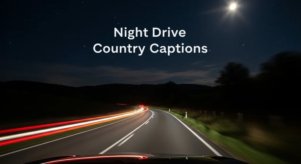 Night Drive Country Captions