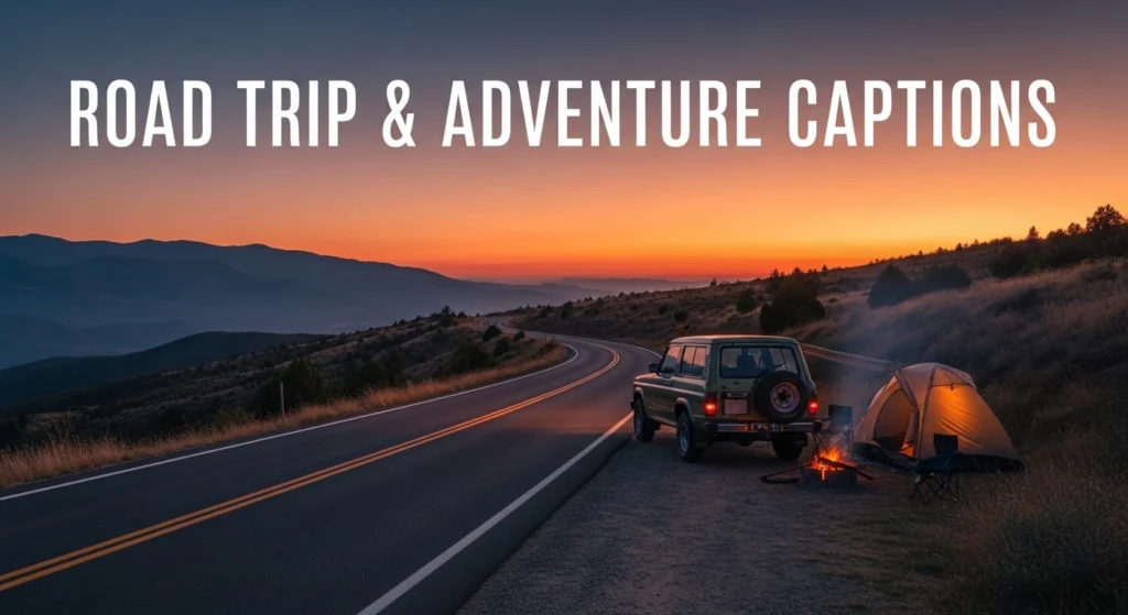 Road Trip & Adventure Captions