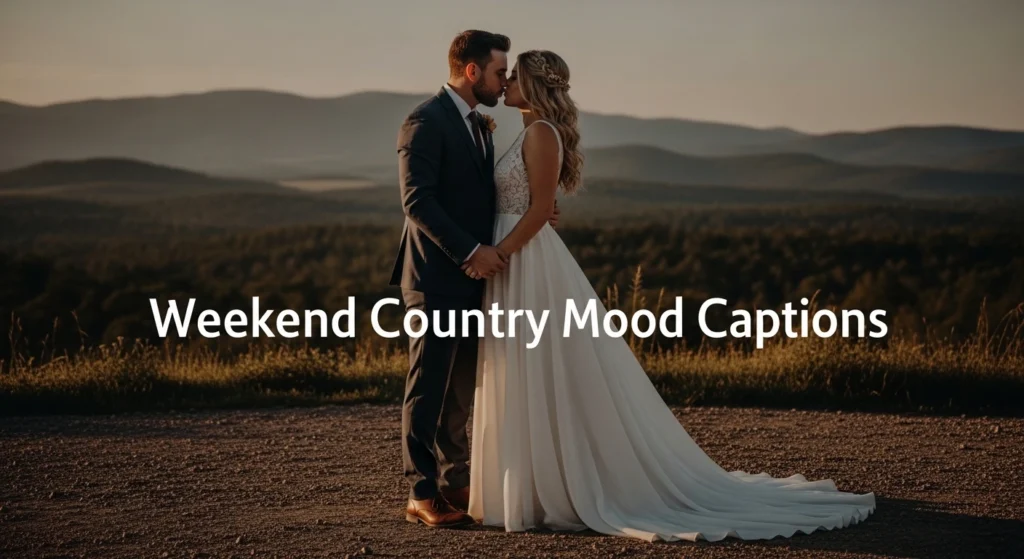 Weekend Country Mood Captions