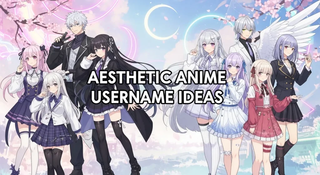 Aesthetic Anime Username Ideas