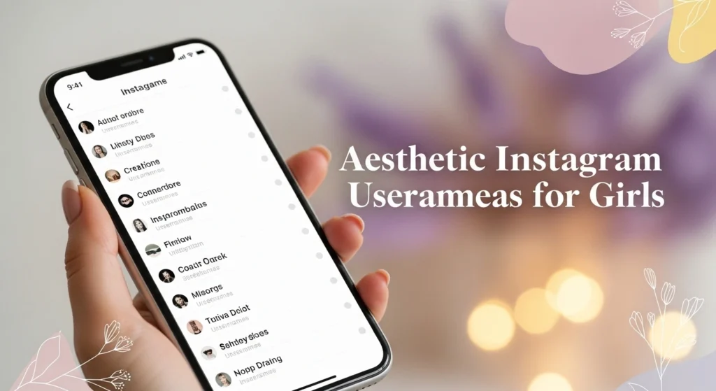 Aesthetic Instagram Username Ideas for Girl