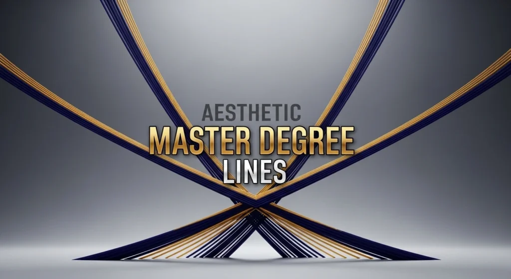 Aesthetic Master Degree Lines
