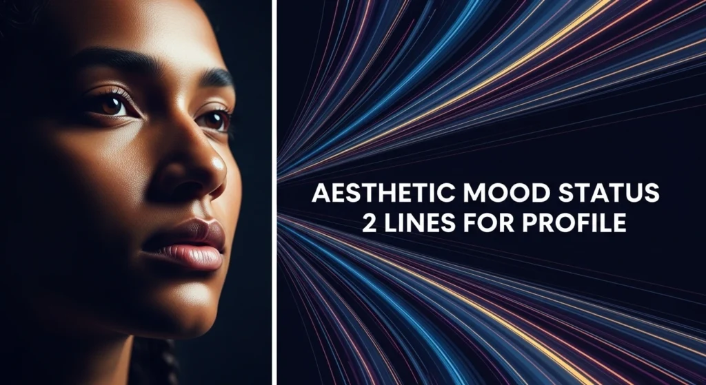 Aesthetic Mood Status 2 Lines for Profile