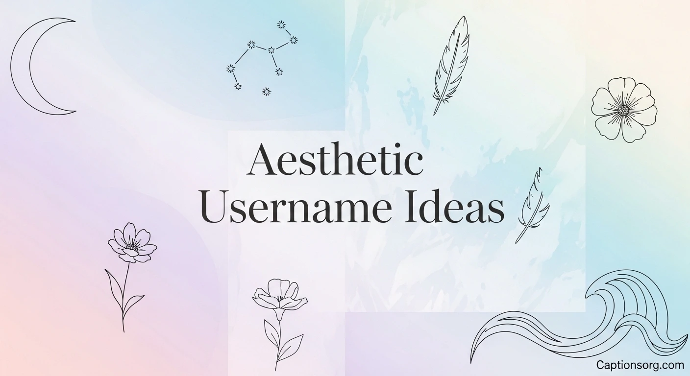 Aesthetic Username Ideas