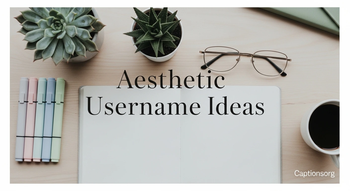 Aesthetic Username Ideas