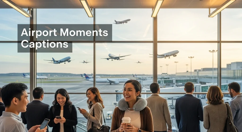 Airport Moments Captions