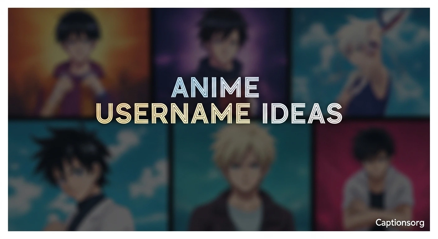 Anime Username Ideas