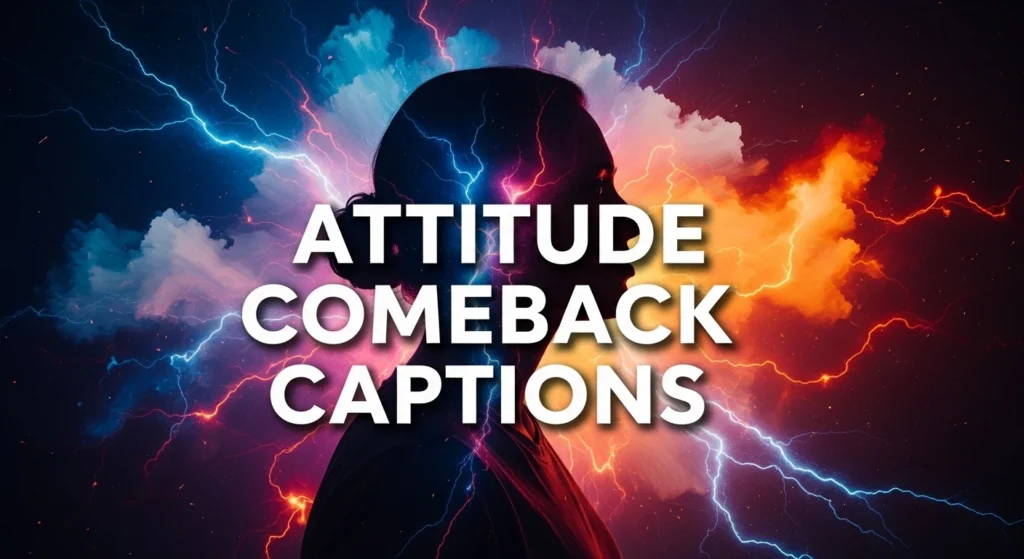 Attitude Comeback Captions