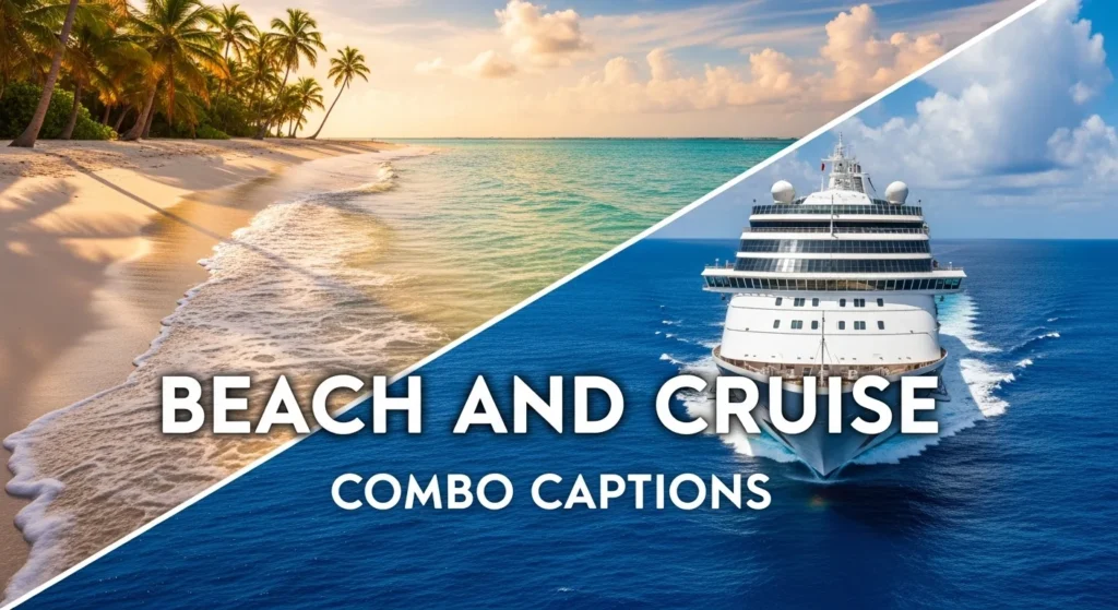 Beach and Cruise Combo Captions