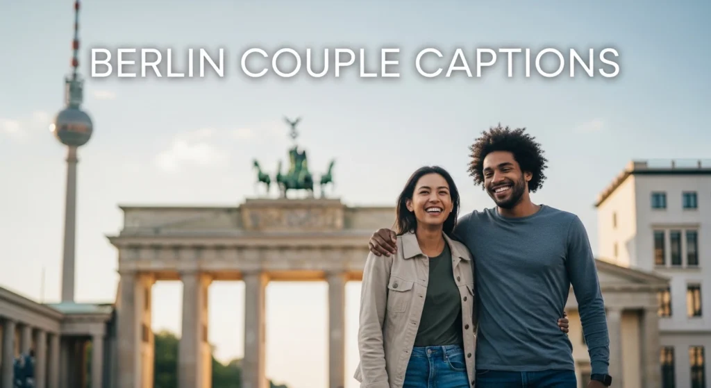 Berlin Couple Captions