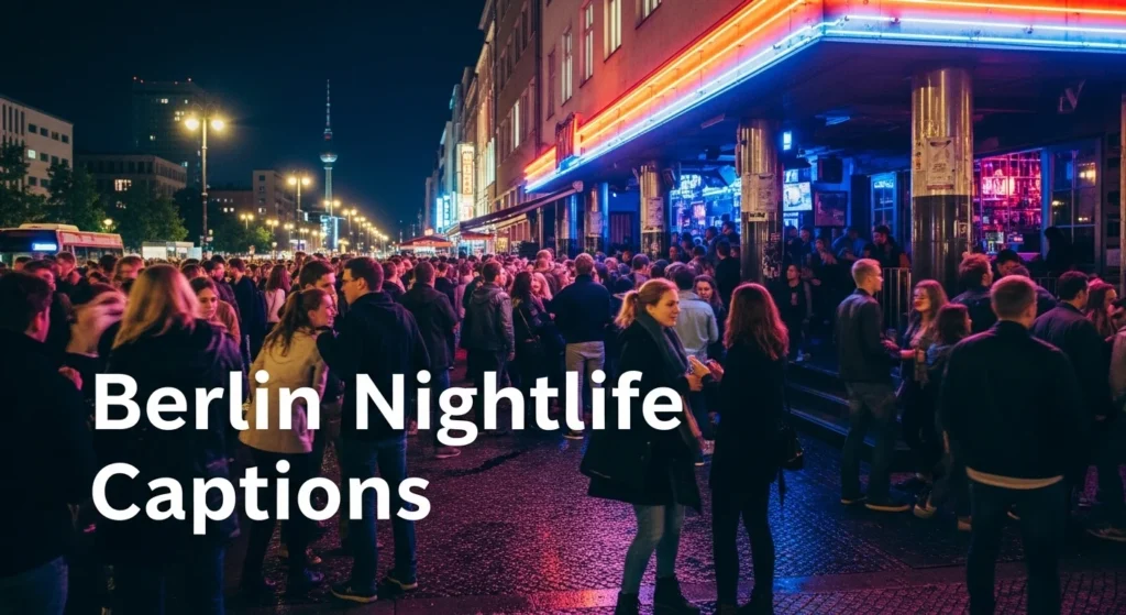 Berlin Nightlife Captions