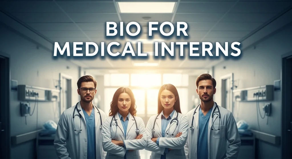Bio for Medical Interns