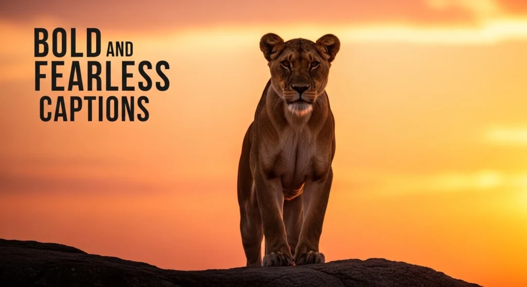 Bold and Fearless Captions