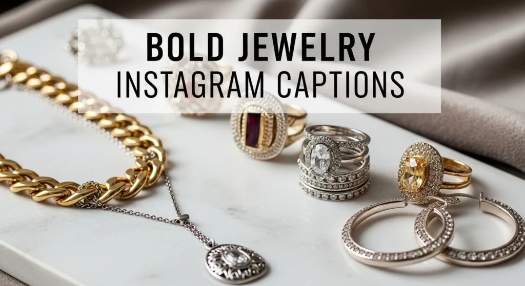 Bold Jewelry Instagram Captions