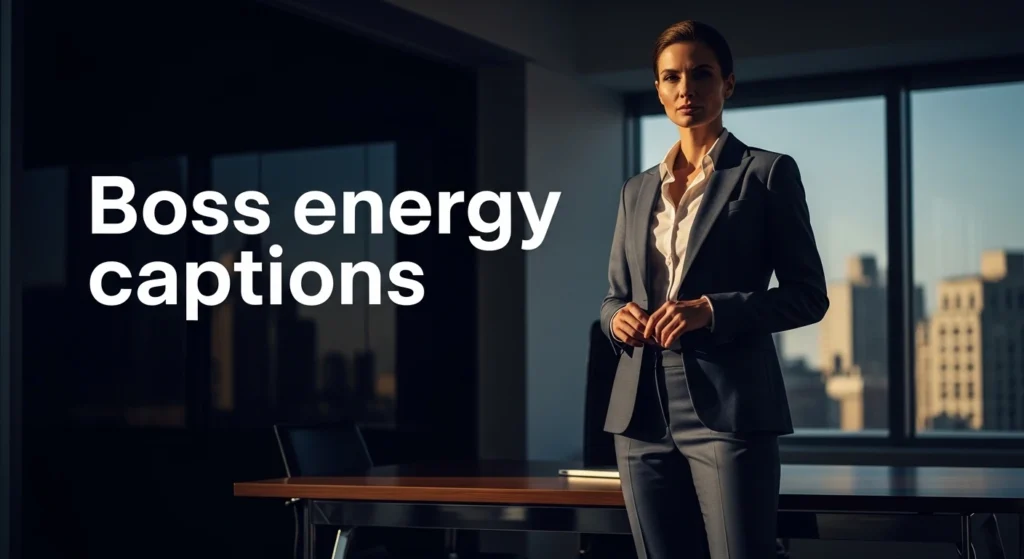 Boss energy captions