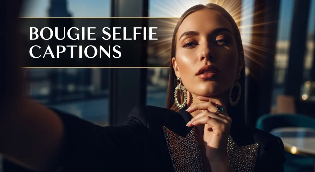 Bougie selfie captions