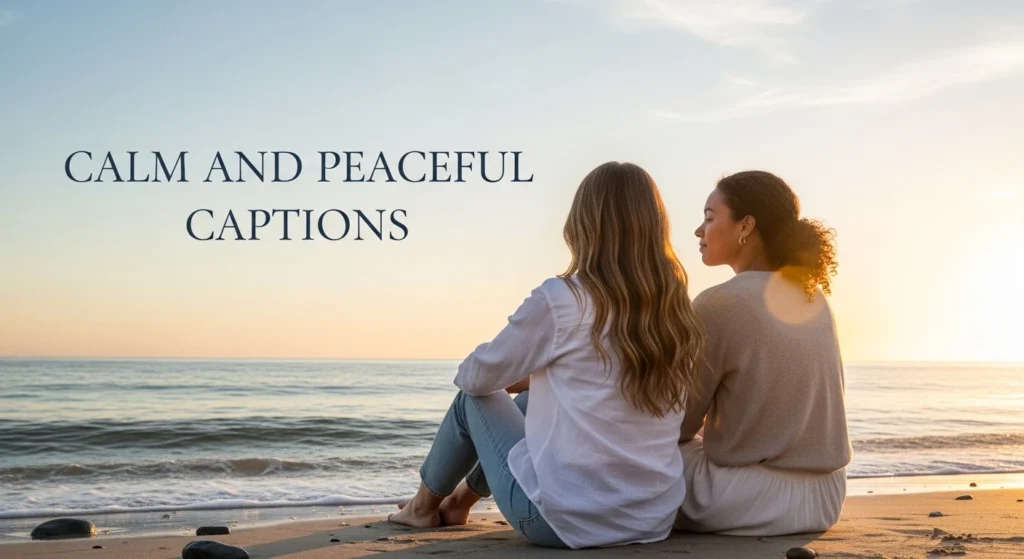 Calm and Peaceful Captions