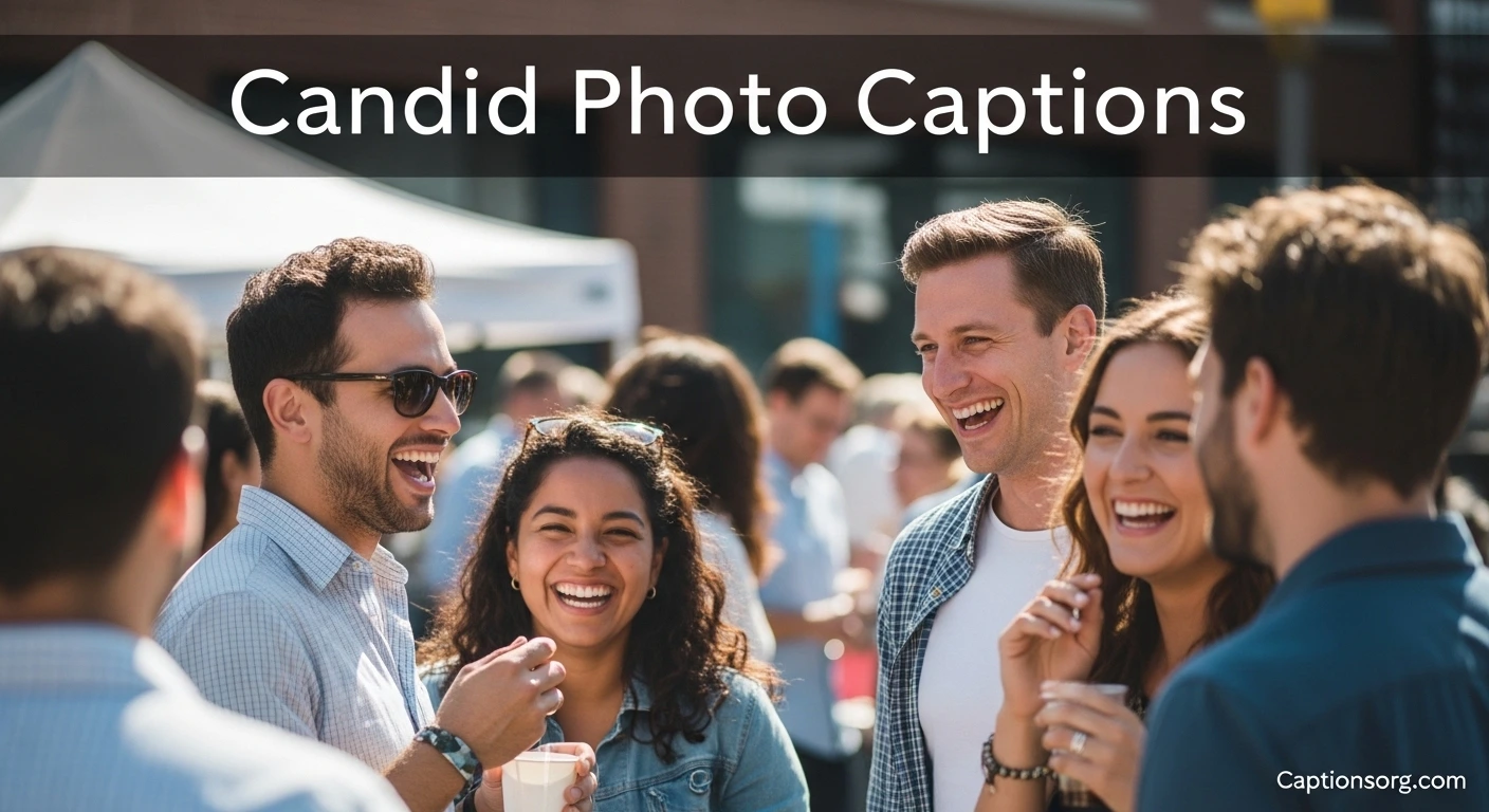 Candid Photo Captions