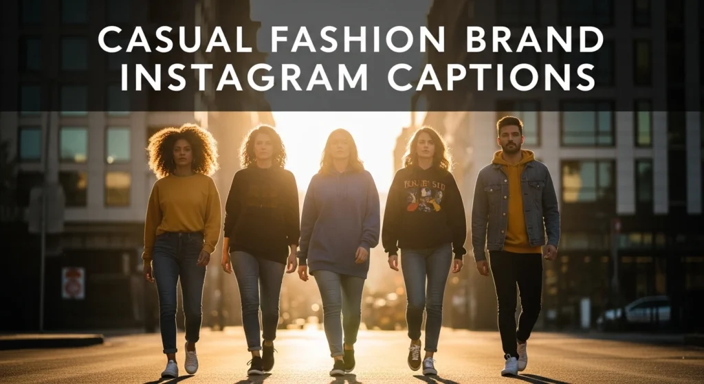 Casual Fashion Brand Instagram Captions