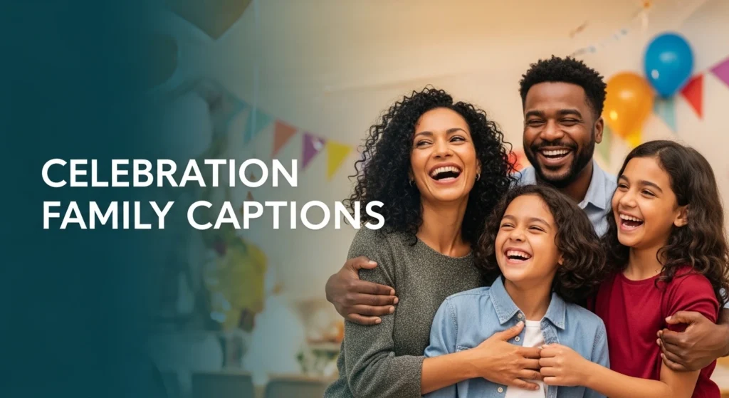 Celebration Family Captions