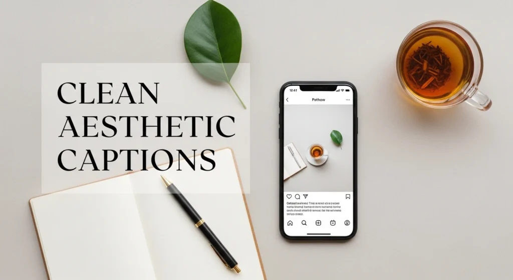 Clean Aesthetic Captions