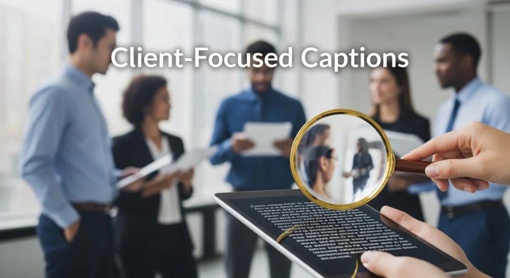 Client-Focused Captions