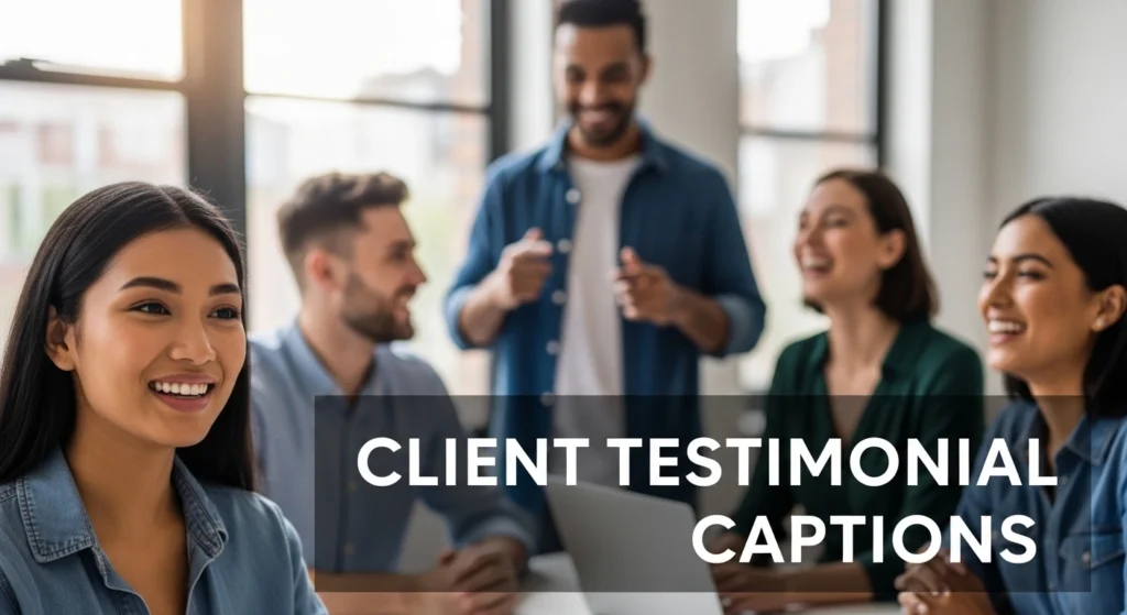 Client Testimonial Captions