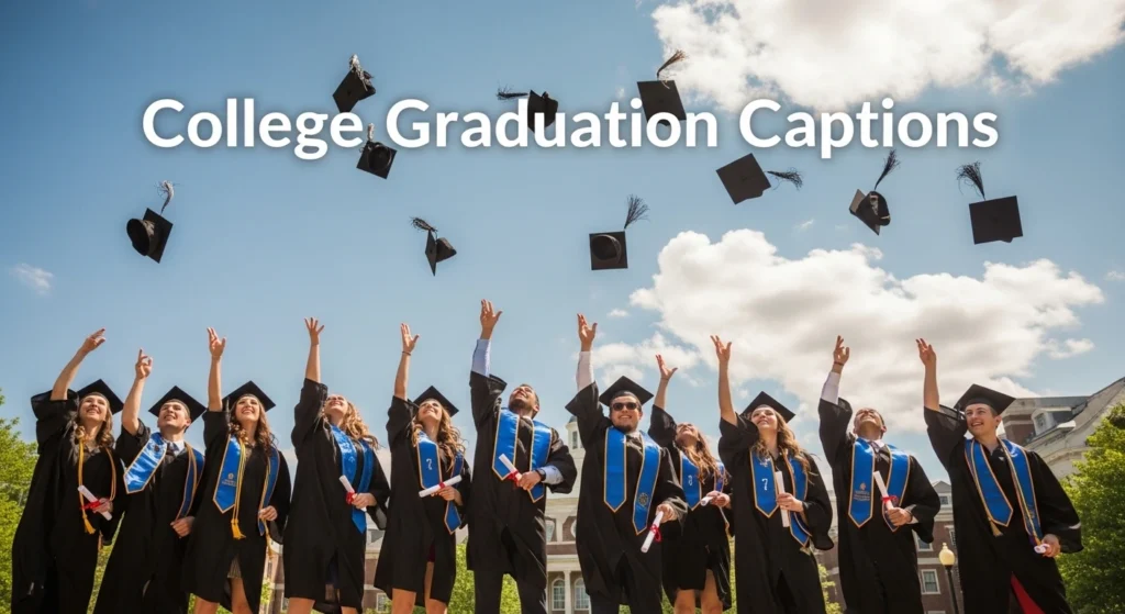 College Graduation Captions