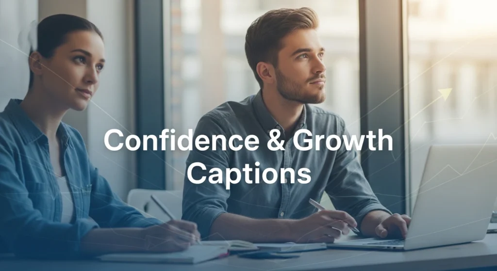 Confidence & Growth Captions