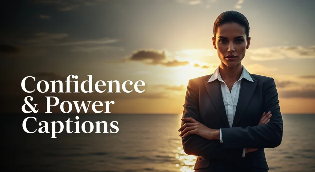 Confidence & Power Captions