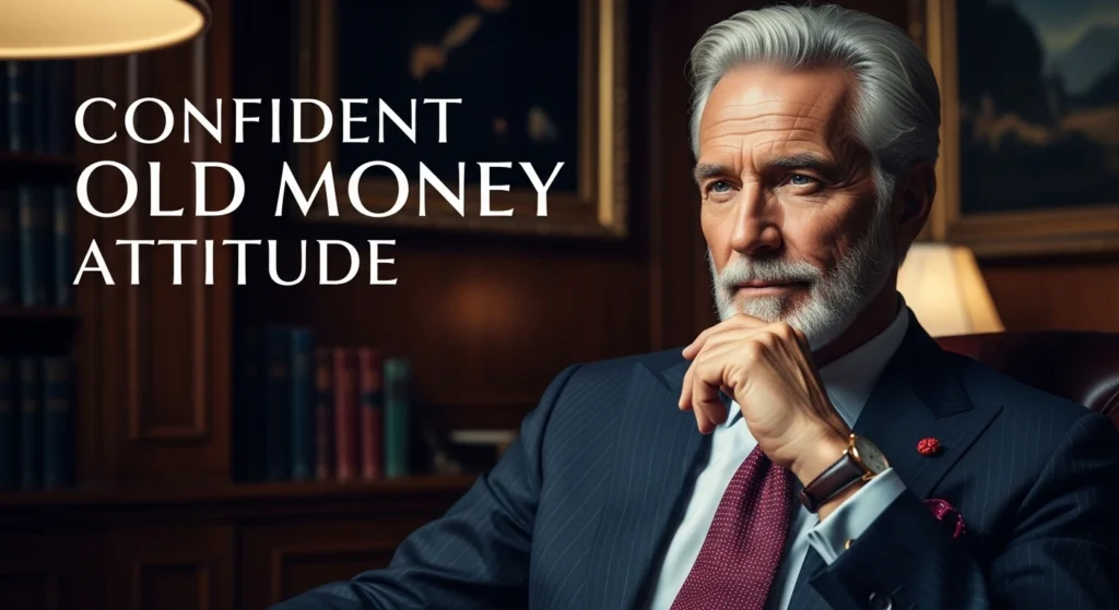Confident Old Money Attitude