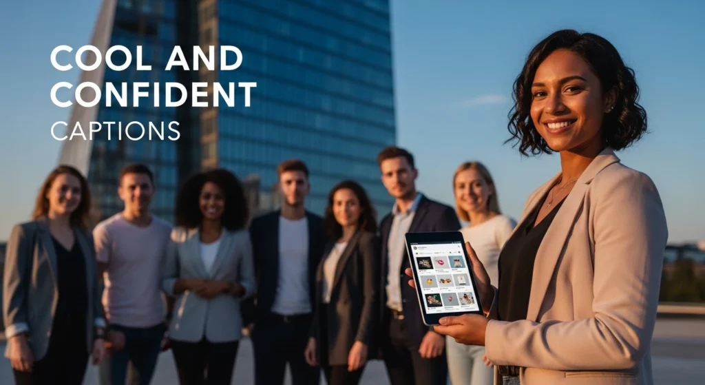 Cool and Confident Captions