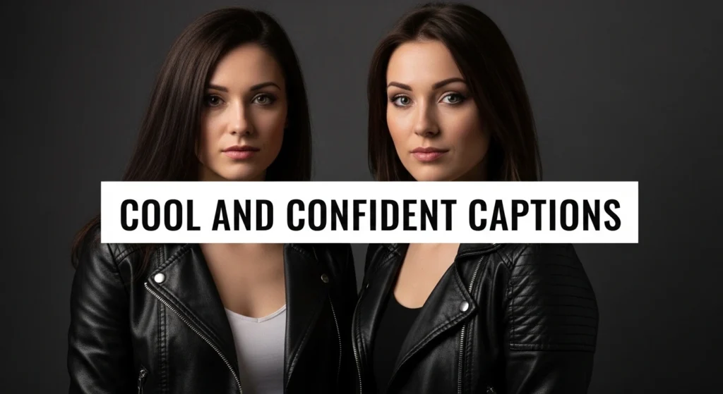 Cool and Confident Captions