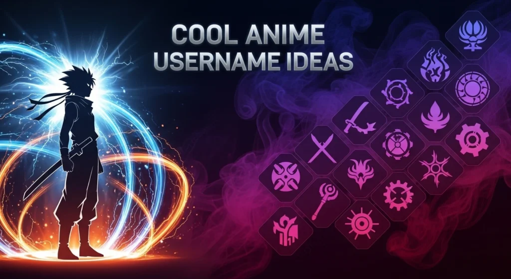 Cool Anime Username Ideas