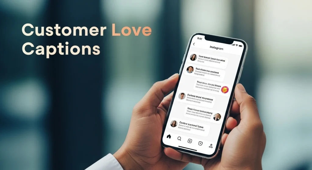 Customer Love Captions