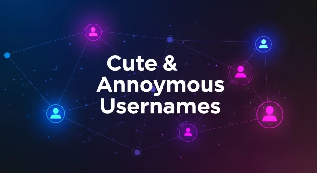 Cute & Anonymous Usernames