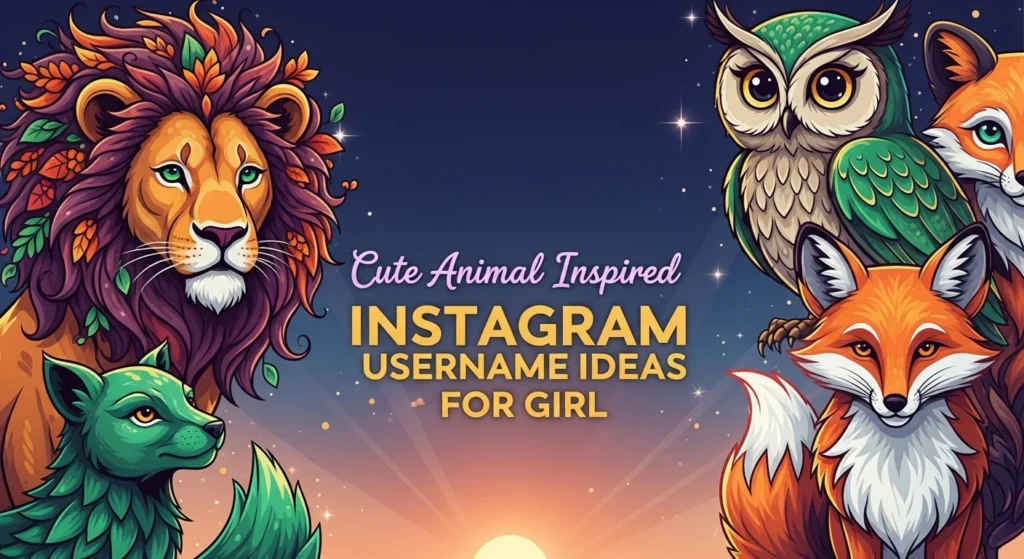 Cute Animal-Inspired Instagram Username Ideas for Girl