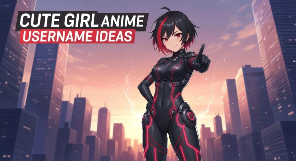 Cute Girl Anime Username Ideas
