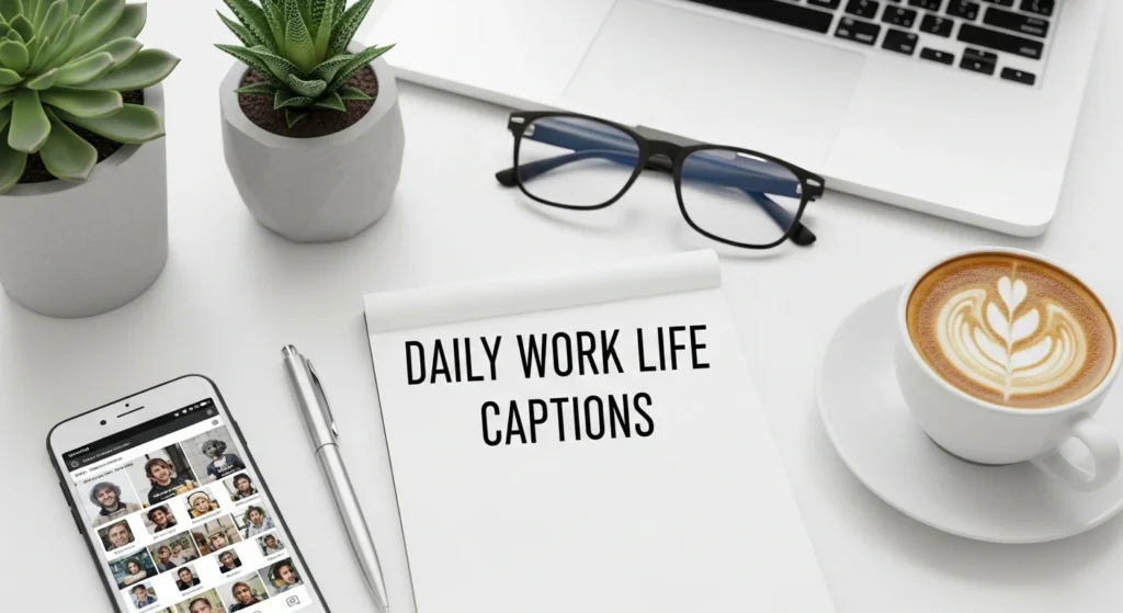 Daily Work Life Captions