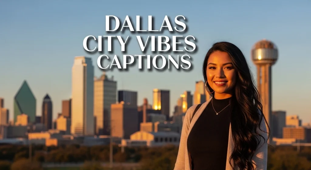 Dallas City Vibes Captions