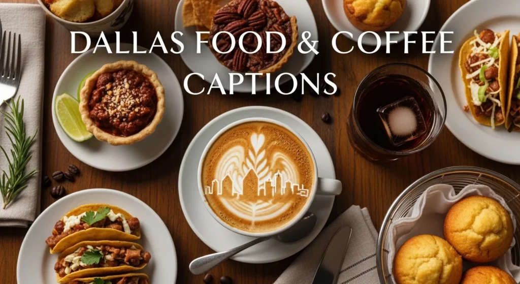 Dallas Food & Coffee Captions