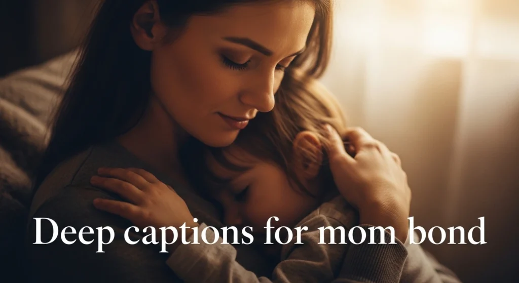 Deep captions for mom bond