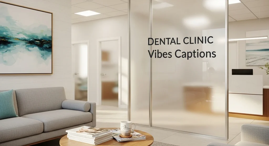 Dental Clinic Vibes Captions