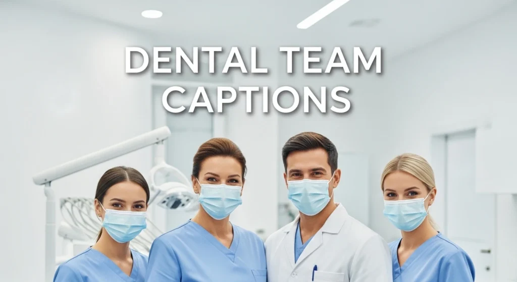 Dental Team Captions