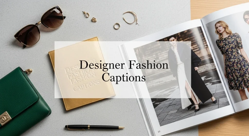 Designer Fashion Captions