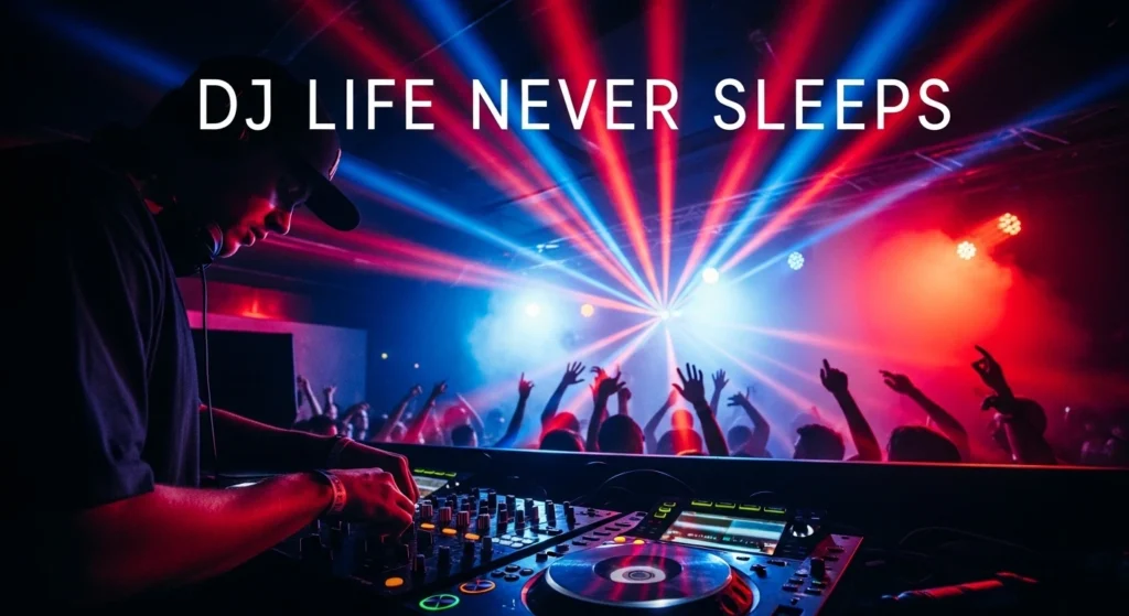 DJ life never sleeps