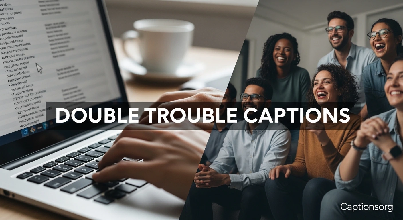 Double Trouble Captions
