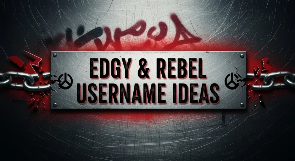 Edgy & Rebel Username Ideas